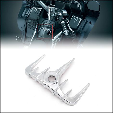 Electroplated fuel tank cover, electroplated parts, fuel tank panel and electroplated decorative parts suitable for the Gold Wing GL1800 (2001-2017). (1/5)