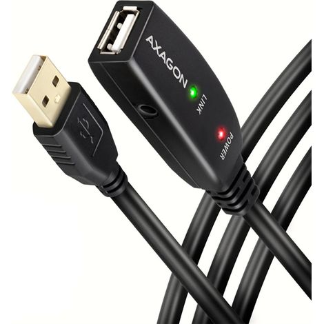 AXAGON ADR-215 Active USB 2.0 Extension Cable, USB-A Male/Female - 15m