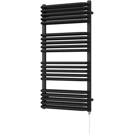 Crossmoor - Black Electric Towel Rail H1000mm x W500mm 800w Standard (1/2)
