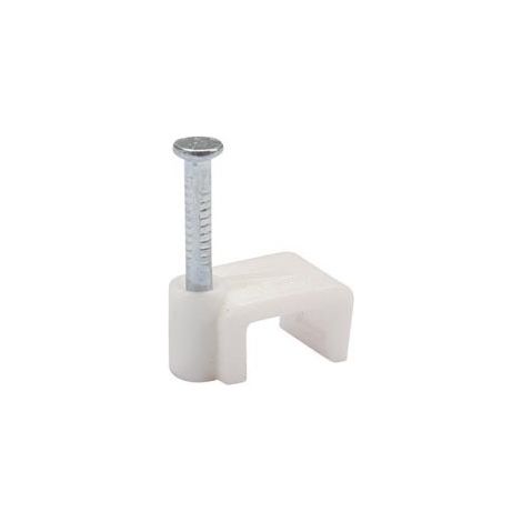 Befestigungsclip, Weiß, 10 mm (100 Stück/Box) - 10 Boxen