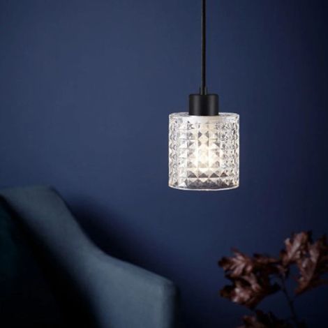 Suspension HOLLYWOOD Verrerie Transparent, H.17.7 - IP20 - E27 /Nordlux Intérieur (1/6)