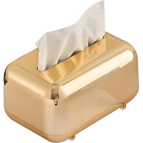 paper napkin storage boxes gold color organizer for crafts (1/5)