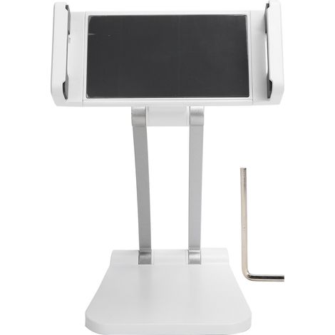 Support universel pour téléphone et tablette, support de bureau rotatif à 360°, support de tablette téléphone blanc (1/5)