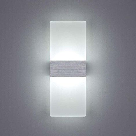 6W LED Indoor Wall Light, 6000K Cool White Acrylic, Modern Design, Size: 29x11CM. Used to decorate living rooms, bedrooms, hallways, staircases, studies, etc. - RW (1/5)