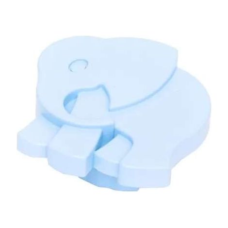 Pomolo Elefante Plastica Azzurro (1/2)