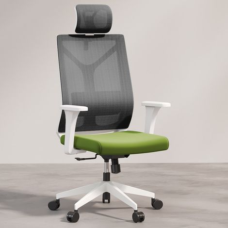 Silla de Oficina Ergonomica con Ruedas y Reposabrazos - Ergal