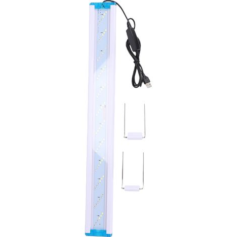 Lumière LED d'aquarium 3 Modes de minuterie 72 puces de lampe éclairage d'aquarium pour bol à poissons de 58-71 cm (1/5)
