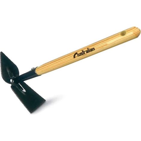 ZAPPETTA QUADRA E CUORE IN ACCIAIO CON MANICO IN LEGNO 40cm AUSTRALIAN