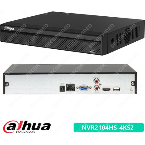 Dahua 4Ch Nvr 4K H.265 80Mbps Lit Hdmi NVR2104HS-4KS2 (1/4)