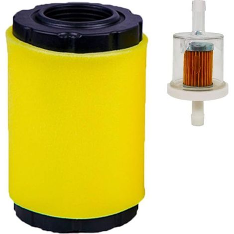 Filtre à air - avec filtre à carburant - pour tondeuse à gazon et tracteur - 7,6 x 7,6 x 12,7 cm - 1 pièce (1/4)