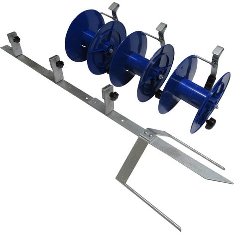 Electric Fence Corner Mounting Post 1.2M & 3x Standard Reels