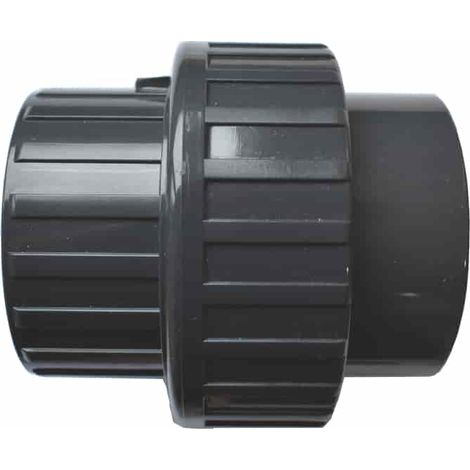PVC Fittinge, 40mm Klebemuffe, PVC-U Rohrverbinder, Klebefitting (1/2)