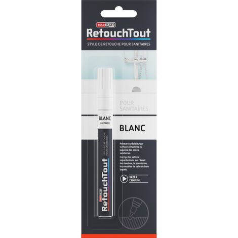 Stylo retouche sanitaires SOLOPLAST - Blanc - 10ml