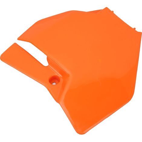 Cache de plaque d'immatriculation avant en plastique ABS pour moto EXC 150 250 300 TPI (2020-2022), orange. (1/5)