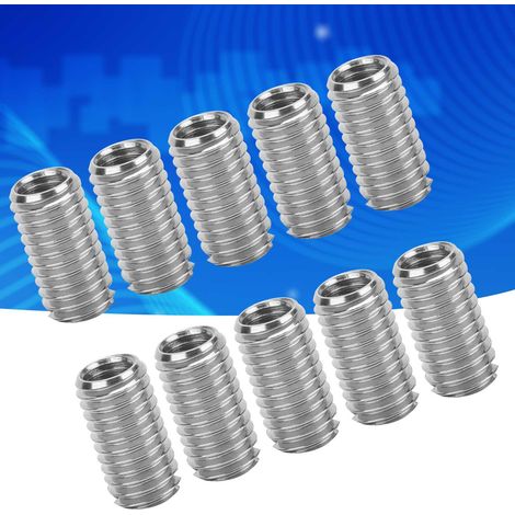 10 Stück, Innengewinde M61,0, Außengewinde M81,25, Länge 15 mm (1/5)