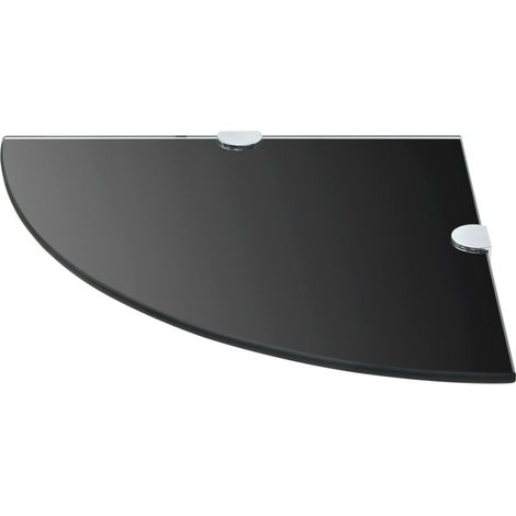 Maison Exclusive - Eckablage mit Verchromten Halterungen Glas Sch