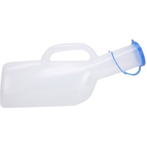 Urinoir - Bouteille D'urine Masculine - Capacité 1000 ml - Couvercle Étanche - Poignée Ergonomique - 1 Pièce (1/4)