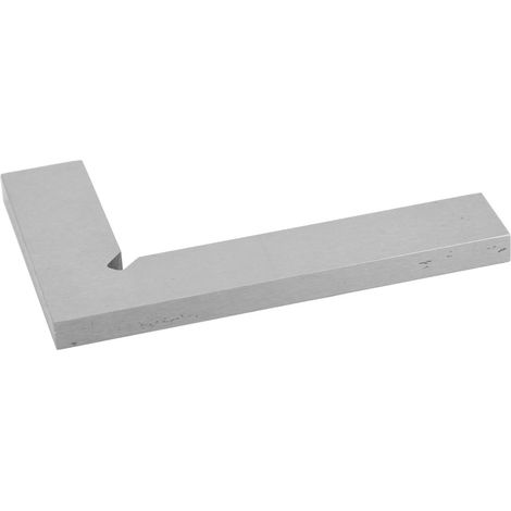 Équerre à angle droit 90° précision, règle carrée plate 75x50mm, outil de mesure 2 niveaux pour traçage et contrôle. (1/5)