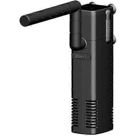 Le filtre d'aquarium est doté d'une pompe de filtration intégrée avec une rampe de pulvérisation et est compatible avec les aquariums de 1000 litres (1000 litres/heure, 8 watts). (1/5)