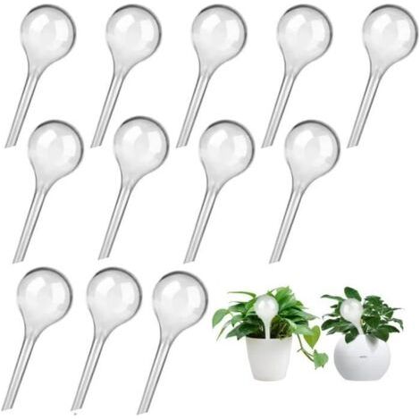 12 Stück Bewässerungskugeln, automatische Kunststoff-Bewässerungskugeln für die Tropfbewässerung von Pflanzen (transparent) (1/5)