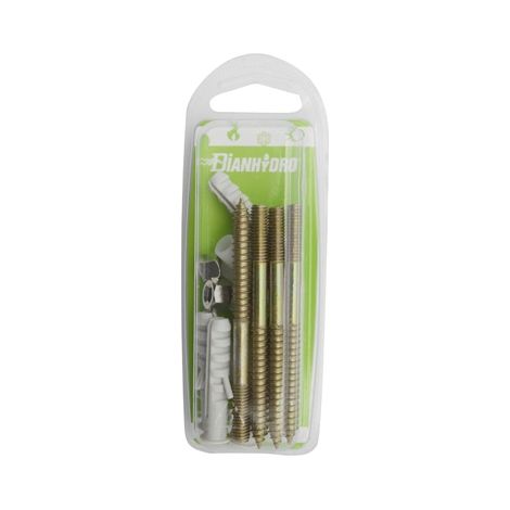 Fijaciones verticales para wc y bidet 8x40 4 pz