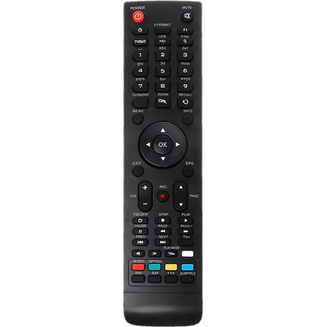 Télécommande universelle pour boîtier TV Amiko, service de remplacement, noire (1/5)
