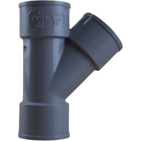 CULOTTE PVC FF 45° D.32 (NF-ME (1/5)