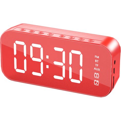 Réveil pour chambre/bureau, réveil numérique avec haut-parleur Bluetooth, réveil pour gros dormeurs (1/5)