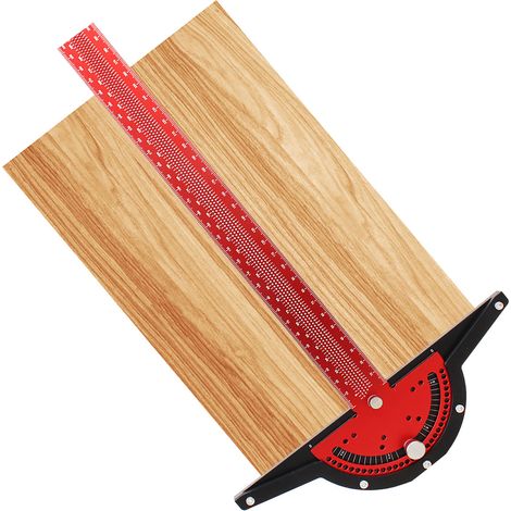 Règle de Traçage en T 300mm – Équerre en Aluminium, Graduations Précises – Outil de Mesure pour Menuiserie (1/5)