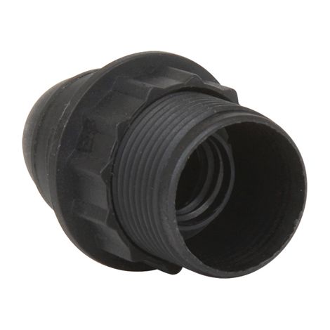 DEBFLEX - DOUILLE E14 1/2 FILETEE PLASTIQUE NOIR - 712550