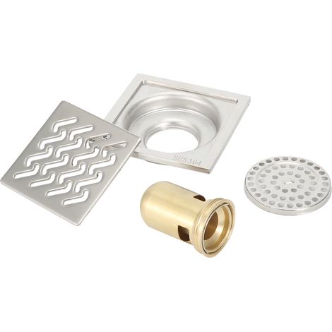 Siphon De Douche En Acier Inoxydable - Résistant À La Corrosion - Pour Salle De Bain Et Cuisine - 1 Pièce (1/5)