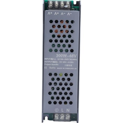 Pilote d'alimentation à découpage LED, transformateur de lumière magnétique, longue bande noire 48V AC180-250V