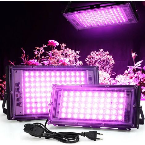Lampe pour plantes LED Lampe pour plantes, 96 LED, pour plantes d'intérieur légumes et fleurs, KINSI (1/5)