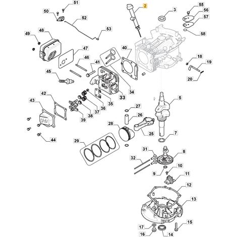 ORIGINAL STIGA Motorölmessstab Stecker TRE 224 Rasentraktor 118551431/0
