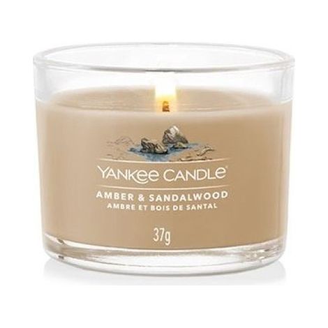 Candela de ámbar y sándalo 37 g