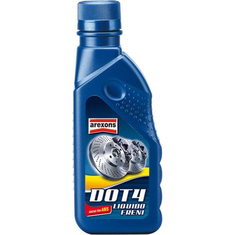 Arexons liquido olio freni 175ml dot4 specifico per abs auto moto