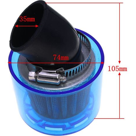 35-mm-Luftfilter mit 45-Grad-Biegung, speziell für Offroad-Motorräder entwickelt. (1/5)