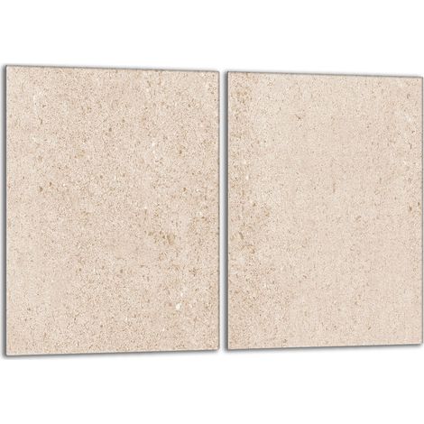 Glasschutzplatte für den Herd 2x40x52 Beige (1/5)