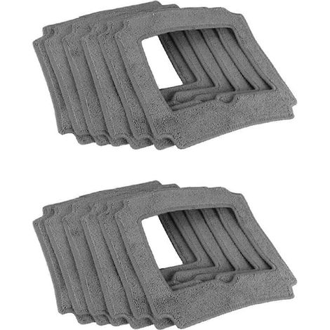 Lot de 12 chiffons de nettoyage pour robot laveur de vitres YW509 (1/5)