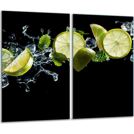 2x 30x52 Obstschneidebrett aus Glas (1/5)