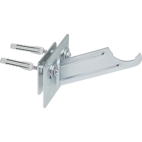 Soporte de tornillo para radiadores de aluminio - Zincado 100mm - Caja de 50