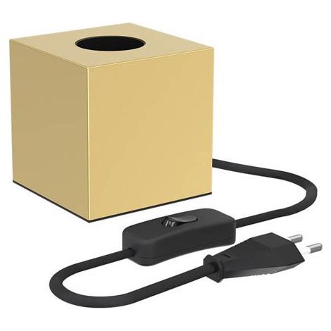 Calex Table Lamp Square - E27 - Gold - Excl. light source (1/2)