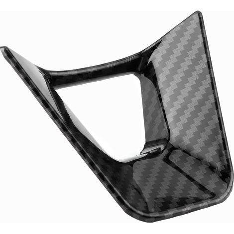 Cache volant strass pour Corolla 2019-2021, habillage bas adhésif look carbone noir brillant, pièce intérieure auto (1/5)