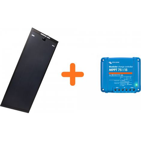 Kit Solaire Aéro 170w Antarion Kit Solaire Aérodynamique Haute Performance Mppt Victron. - Antarion Bleu (1/3)