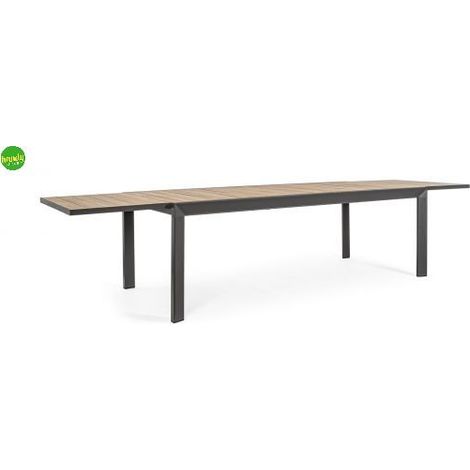 Tavolo allungabile Belmar Bizzotto Antracite 220/340 x 100 cm (1/5)