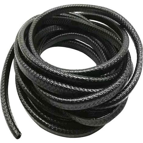 1 bande de protection universelle de 5 m pour portières de voiture, autocollant noir, anti-rayures (1/5)