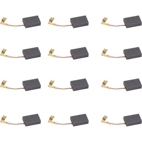 Lot de 20 balais de charbon pour moteur électrique professionnel, compatibles avec perceuses et meuleuses d'angle.
