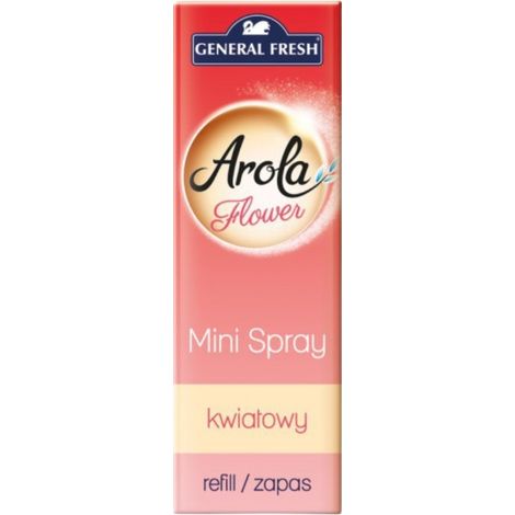 Ricarica spray mini AROLA per deodorante per ambienti al profumo di fiore, 15 ml