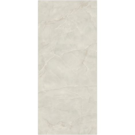 Carrelage effet Onyx Gris Nacré 278x120x0,6 cm Brillant Nerolio - Mur intérieur (vendu par carton de 3,336 m²) - RO'MA CARRELAGE