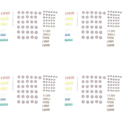 120 vis de fixation pour ciel de toit de voiture, clips de fixation, rivets à pression, boutons de réparation gris (1/5)